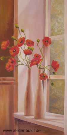 Blumen - Acryl auf Leinwand