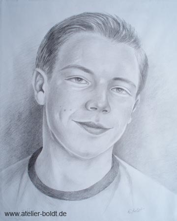 Portraits - Bleistift auf Papier